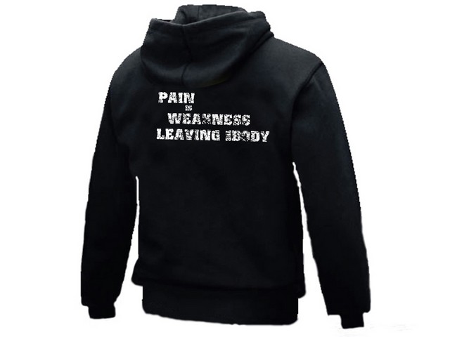 Pain is weakness leaving the body Marines hoodie